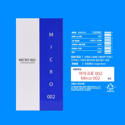 MAGICnLOVE, Micro 002 condoms (8pcs/box)
